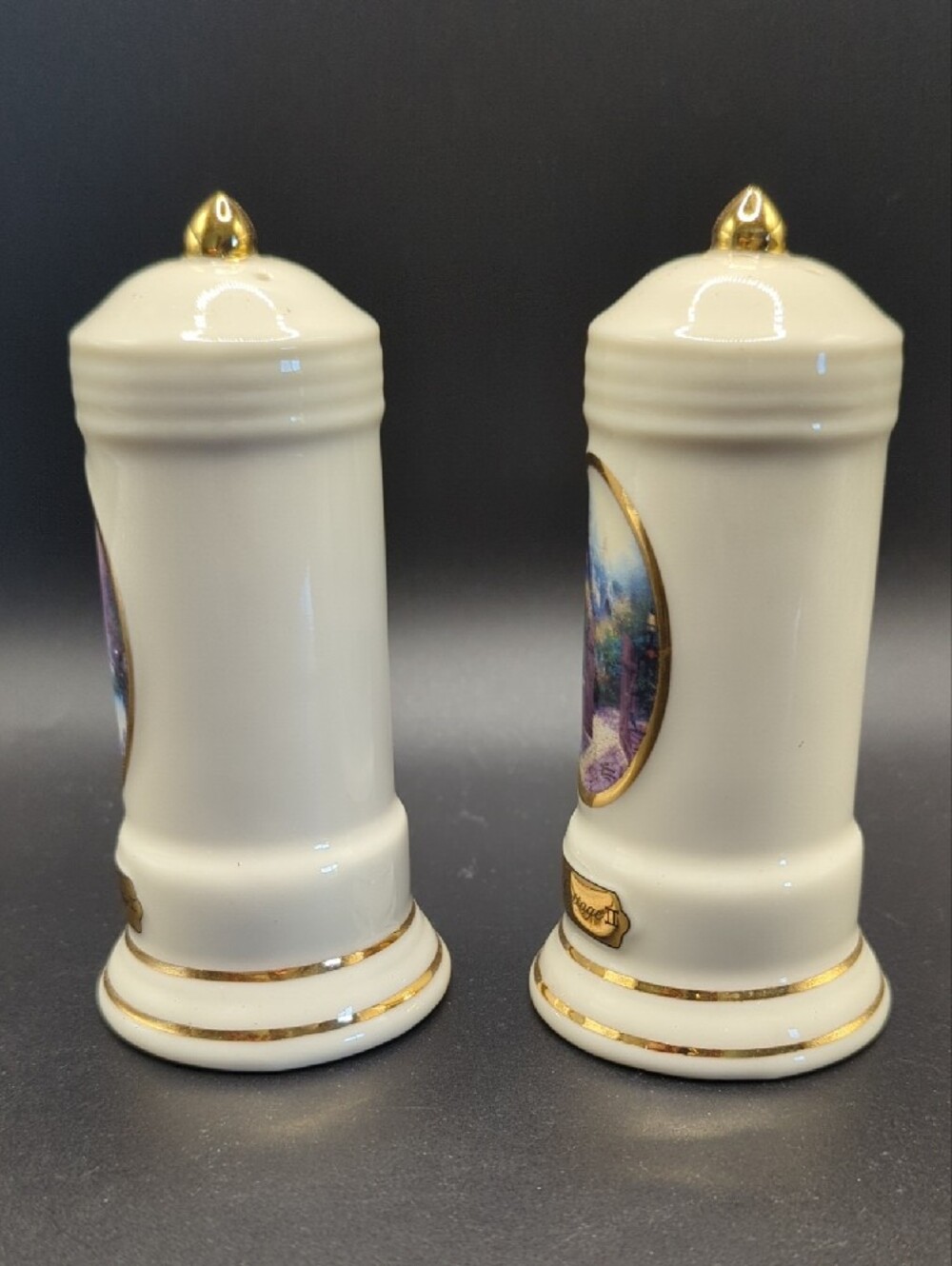 Avon │Thomas Kinkade │Painter Of Light │ Salt & Pepper Shakers│ Vintage - Picture 3 of 8